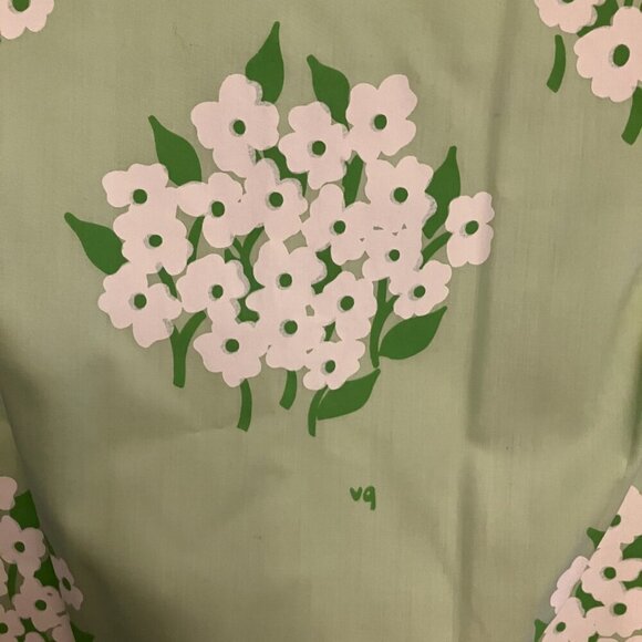 Vested Gentress MInt Dress with White Flowers - Picture 7 of 8